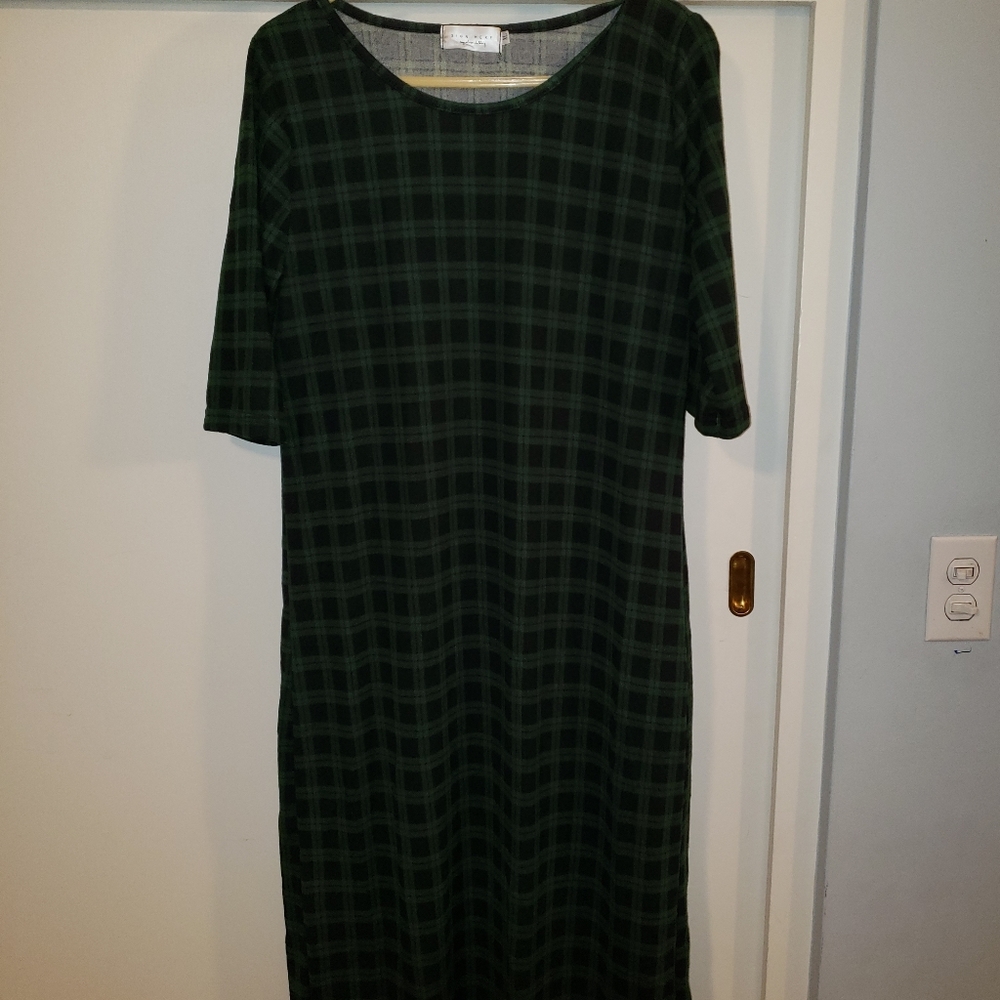 NWOT Plaid Dress